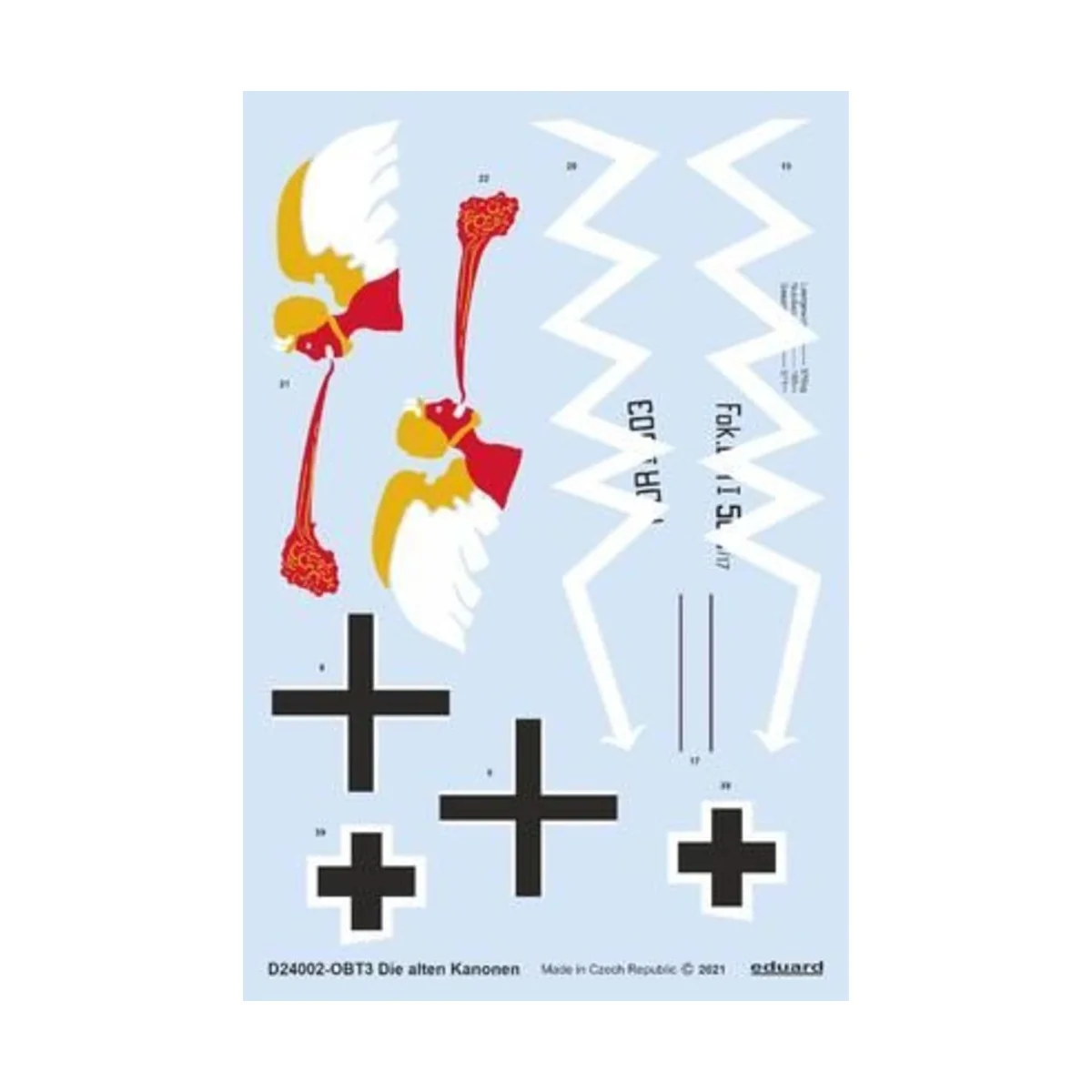 Die alten Kanonen for MENG, 1/24 - Eduard Accessories D24002