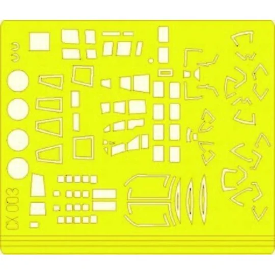 Yellow Tape Xpress Mask He-111H-6 für Hasegawa Bausatz - Eduard Acc...