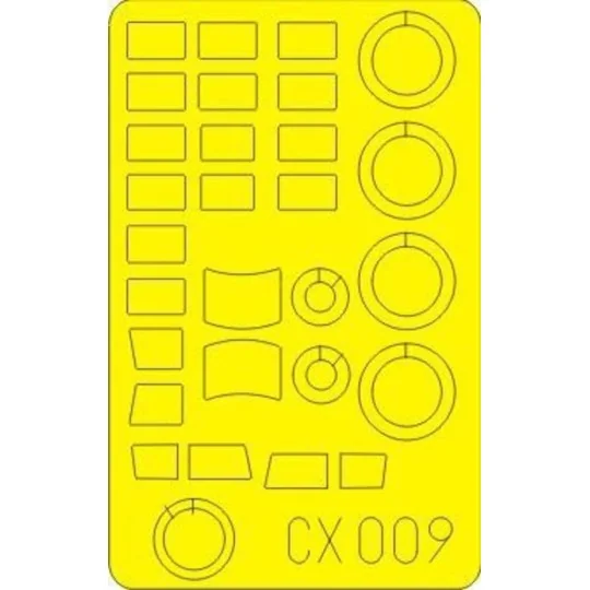 Douglas C-47/AC-47 Gunship, 1/72 - Eduard Accessories CX009 Douglas C-47/AC-47 Gunship, 1/72 - Eduard Accessories CX009