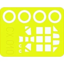 Bf 109E-4, 1/72 - Eduard Accessories CX010