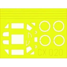 Bf 109E-3, 1/72 - Eduard Accessories CX020