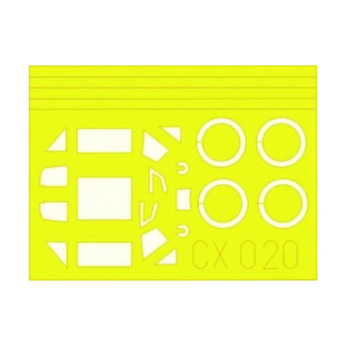 Bf 109E-3, 1/72 - Eduard Accessories CX020 Bf 109E-3, 1/72 - Eduard Accessories CX020