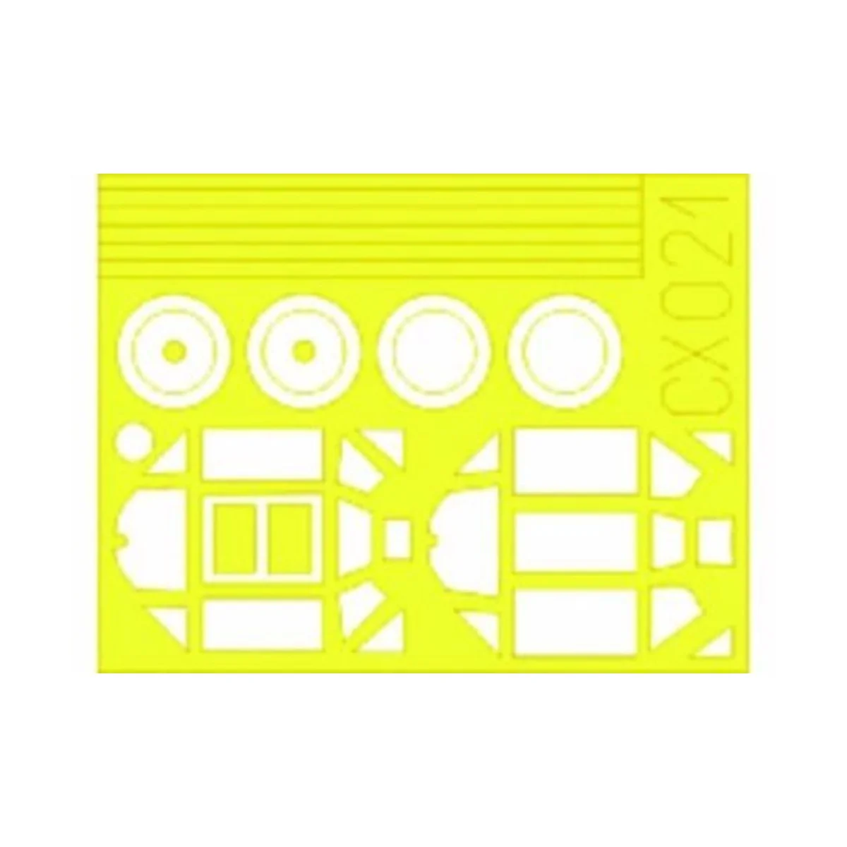 Bf 109E, 1/72 - Eduard Accessories CX021