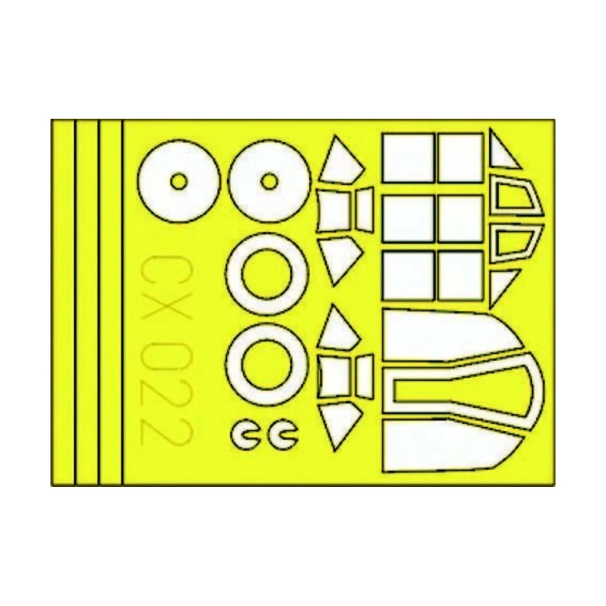 Bf 109G - Eduard Accessories CX022