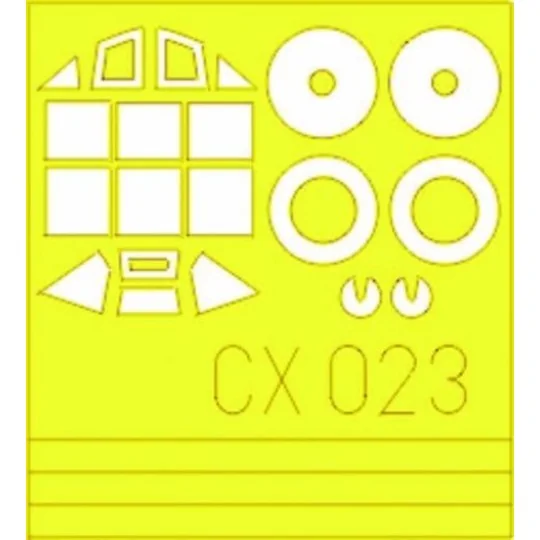 Messerschmitt Bf 109G, 1/72 - Eduard Accessories CX023