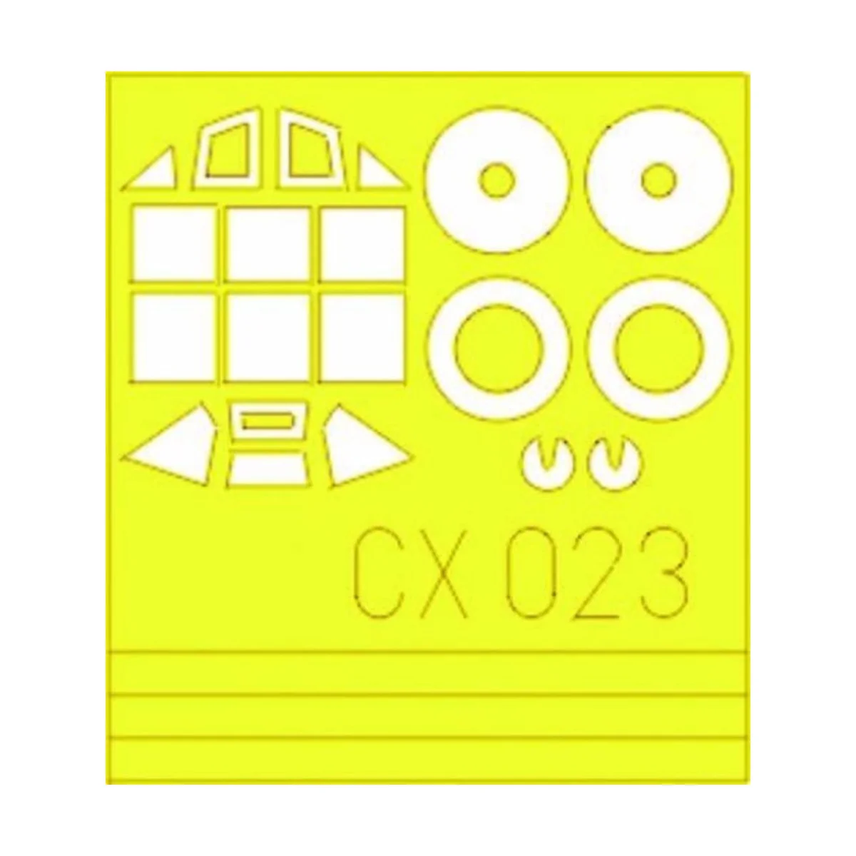 Messerschmitt Bf 109G, 1/72 - Eduard Accessories CX023