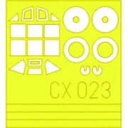 Messerschmitt Bf 109G, 1/72 - Eduard Accessories CX023