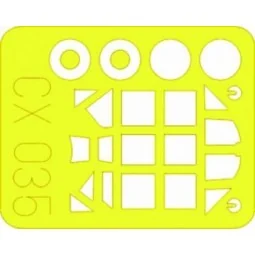 Bf 109F-4, 1/72 - Eduard Accessories CX035