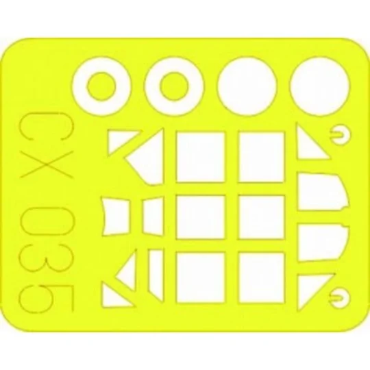 Bf 109F-4 - Eduard Accessories CX035