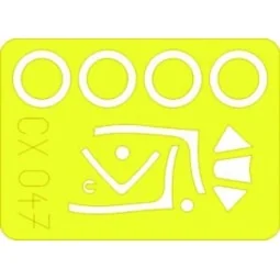 P-47D-25 Thunderbolt, 1/72 - Eduard Accessories CX047