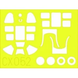 P-51B/C Mustang, 1/72 - Eduard Accessories CX052