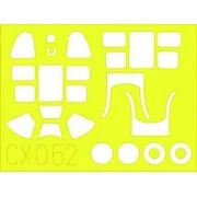 P-51B/C Mustang, 1/72 - Eduard Accessories CX052