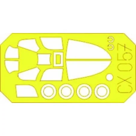 P-39 Airacobra, 1/72 - Eduard Accessories CX057