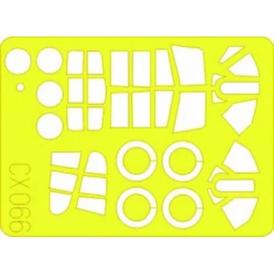 P-40N/M Warhawk, 1/72 - Eduard Accessories CX066