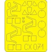 Spitfire Mk. I, 1/72 - Eduard Accessories CX071 Spitfire Mk. I, 1/72 - Eduard Accessories CX071