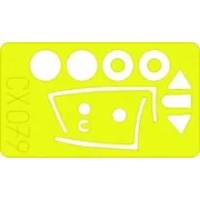 P-47D-25 Thunderb., 1/72 - Eduard Accessories CX079 P-47D-25 Thunderb., 1/72 - Eduard Accessories CX079