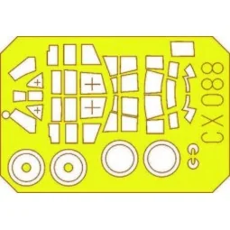 Ju 87D/G Stuka, 1/72 - Eduard Accessories CX088