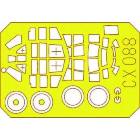 Ju 87D/G Stuka, 1/72 - Eduard Accessories CX088