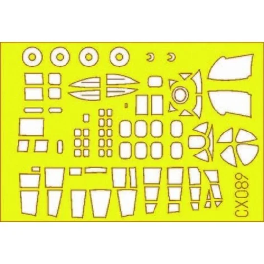 He 111, 1/72 - Eduard Accessories CX089 He 111, 1/72 - Eduard Accessories CX089