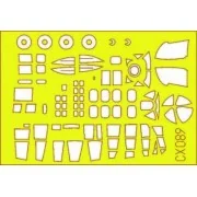 He 111, 1/72 - Eduard Accessories CX089 He 111, 1/72 - Eduard Accessories CX089