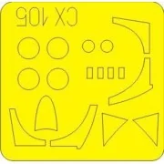 Hawker Hunter F Mk.6, 1/72 - Eduard Accessories CX105