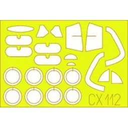 Me 163B Komet - Eduard Accessories CX112