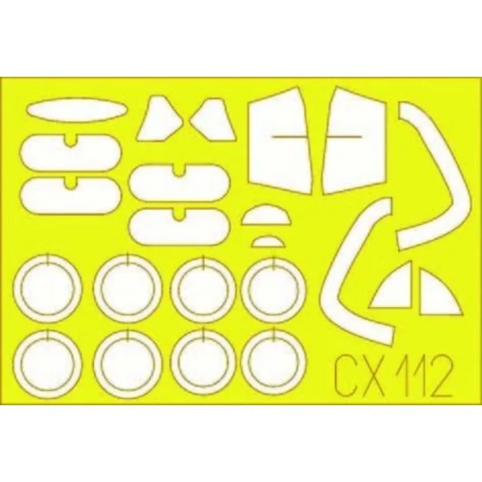 Me 163B Komet - Eduard Accessories CX112