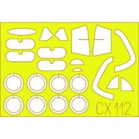 Me 163B Komet, 1/72 - Eduard Accessories CX112