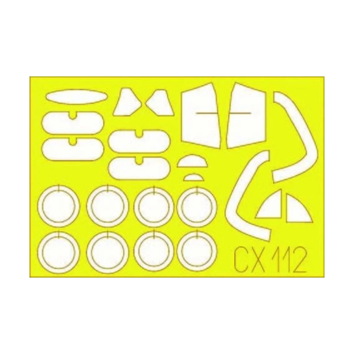 Me 163B Komet, 1/72 - Eduard Accessories CX112