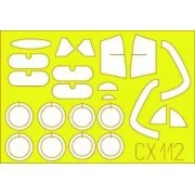 Me 163B Komet - Eduard Accessories CX112