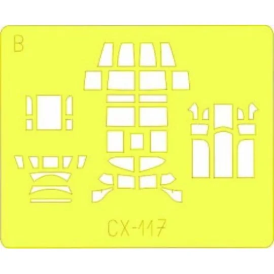 Lancaster B Mk.I/Mk.III, 1/72 - Eduard Accessories CX117
