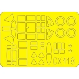 J1N Gekko/Irving CX118 - Eduard Accessories CX118