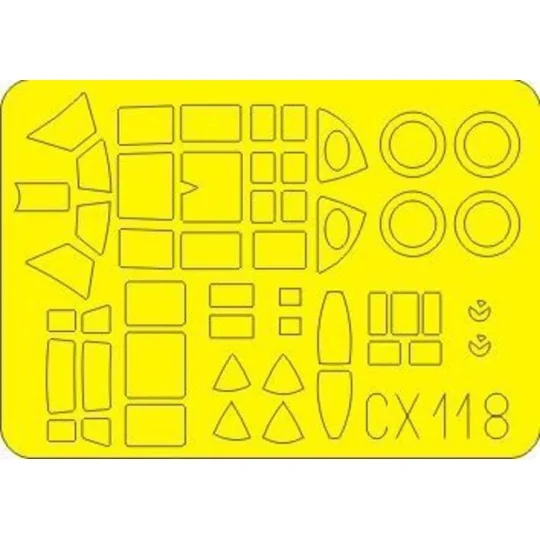 J1N Gekko/Irving CX118 - Eduard Accessories CX118