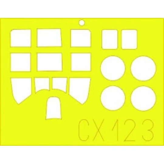 F4F Wildcat für Hasegawa-Bausatz - Eduard Accessories CX123