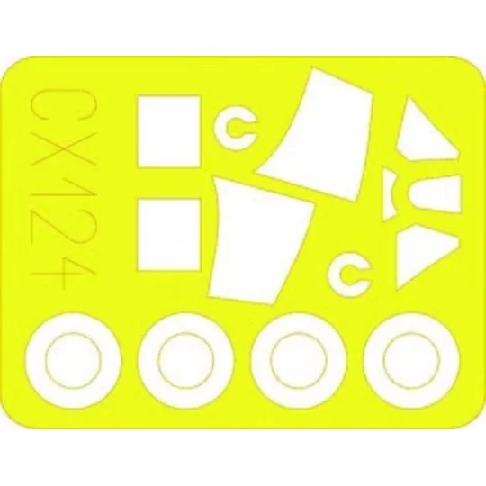 Spitfire Mk.V Für für Revell-Bausatz, 1/72 - Eduard Accessories CX124 Spitfire Mk.V Für für Revell-Bausatz, 1/72 - Eduard Accessories CX124