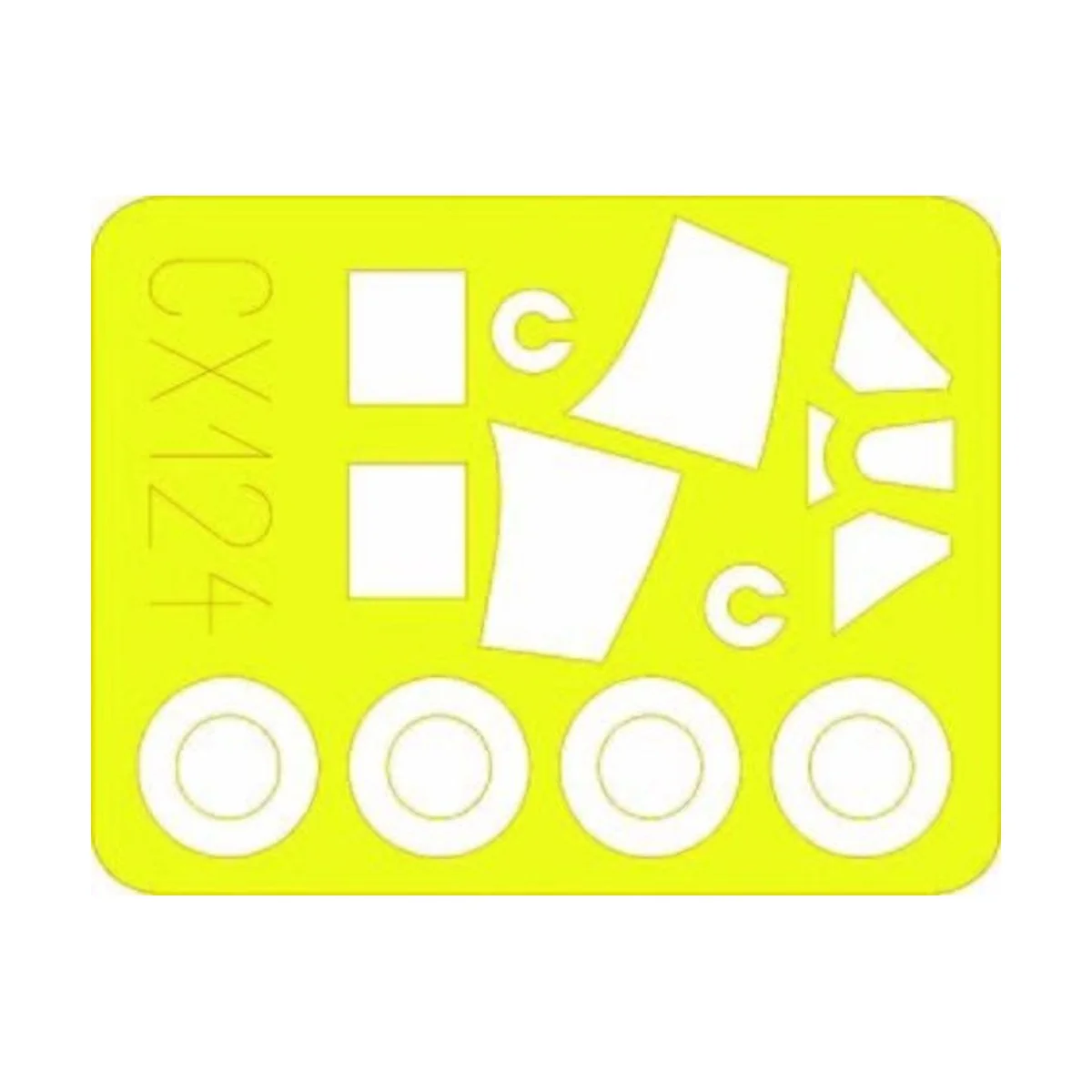 Spitfire Mk.V Für für Revell-Bausatz, 1/72 - Eduard Accessories CX124 Spitfire Mk.V Für für Revell-Bausatz, 1/72 - Eduard Accessories CX124