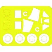 Spitfire Mk.V Für für Revell-Bausatz, 1/72 - Eduard Accessories CX124 Spitfire Mk.V Für für Revell-Bausatz, 1/72 - Eduard Accessories CX124