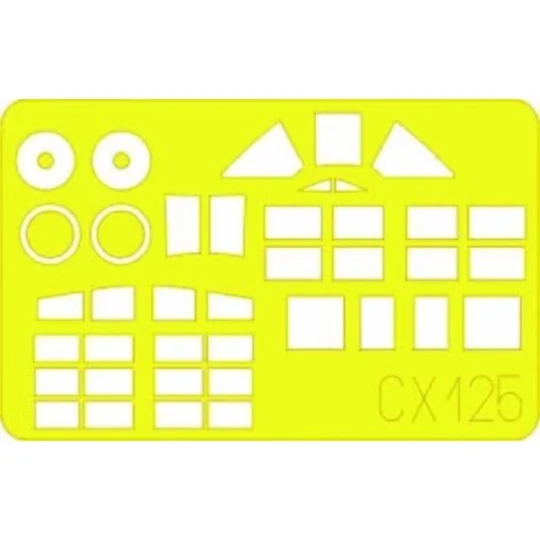 SB2C-4 Helldiver für Academy Bausatz - Eduard Accessories CX125