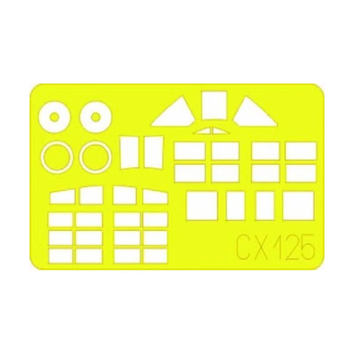 SB2C-4 Helldiver für Academy Bausatz - Eduard Accessories CX125