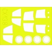 J-35 Draken für Hasegawa Bausatz, 1/72 - Eduard Accessories CX138