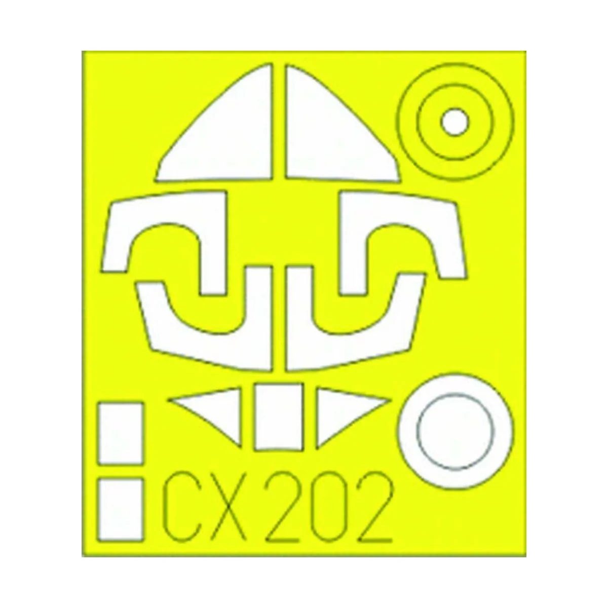 Me 262A Schwalbe für Academy Bausatz - Eduard Accessories CX202