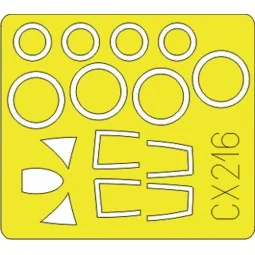 SU-15 Flagon für Trumpeter Bausatz - Eduard Accessories CX216