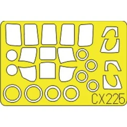 Mi-8 Hip für Hobby Boss Bausatz, 1/72 - Eduard Accessories CX225