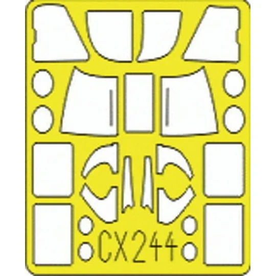 HH-60 für Hobby Boss Bausatz, 1/72 - Eduard Accessories CX244