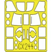 HH-60 für Hobby Boss Bausatz, 1/72 - Eduard Accessories CX244