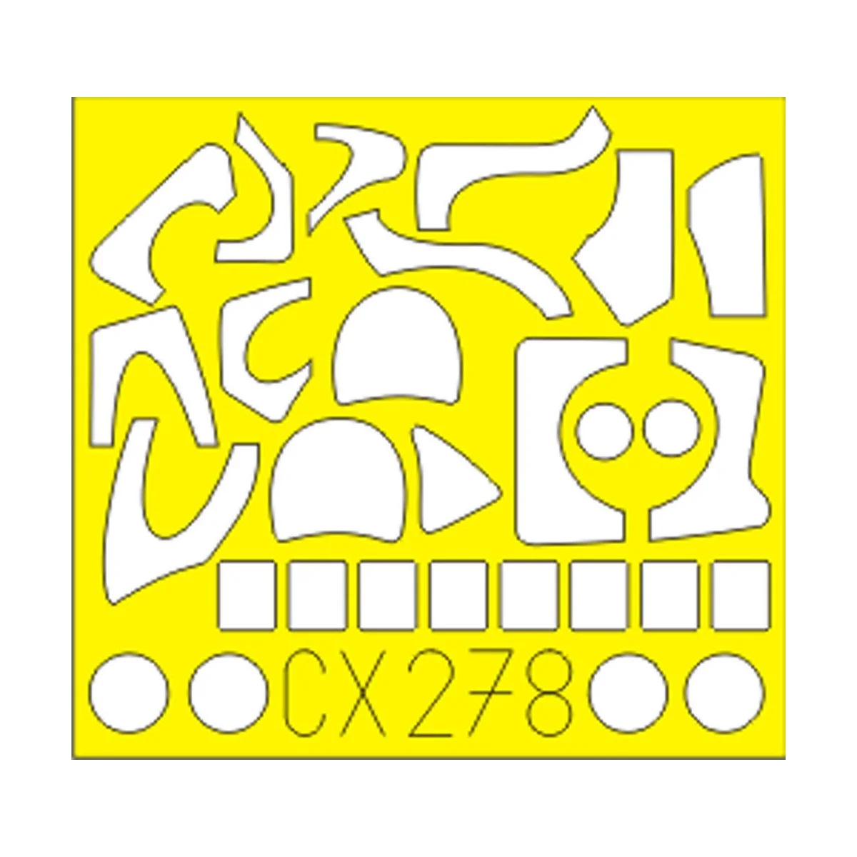 Mi-24V Hind E for Zvezda, 1/72 - Eduard Accessories CX278