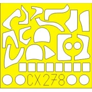 Mi-24V Hind E for Zvezda, 1/72 - Eduard Accessories CX278