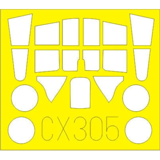 P-40B for Airfix, 1/72 - Eduard Accessories CX305