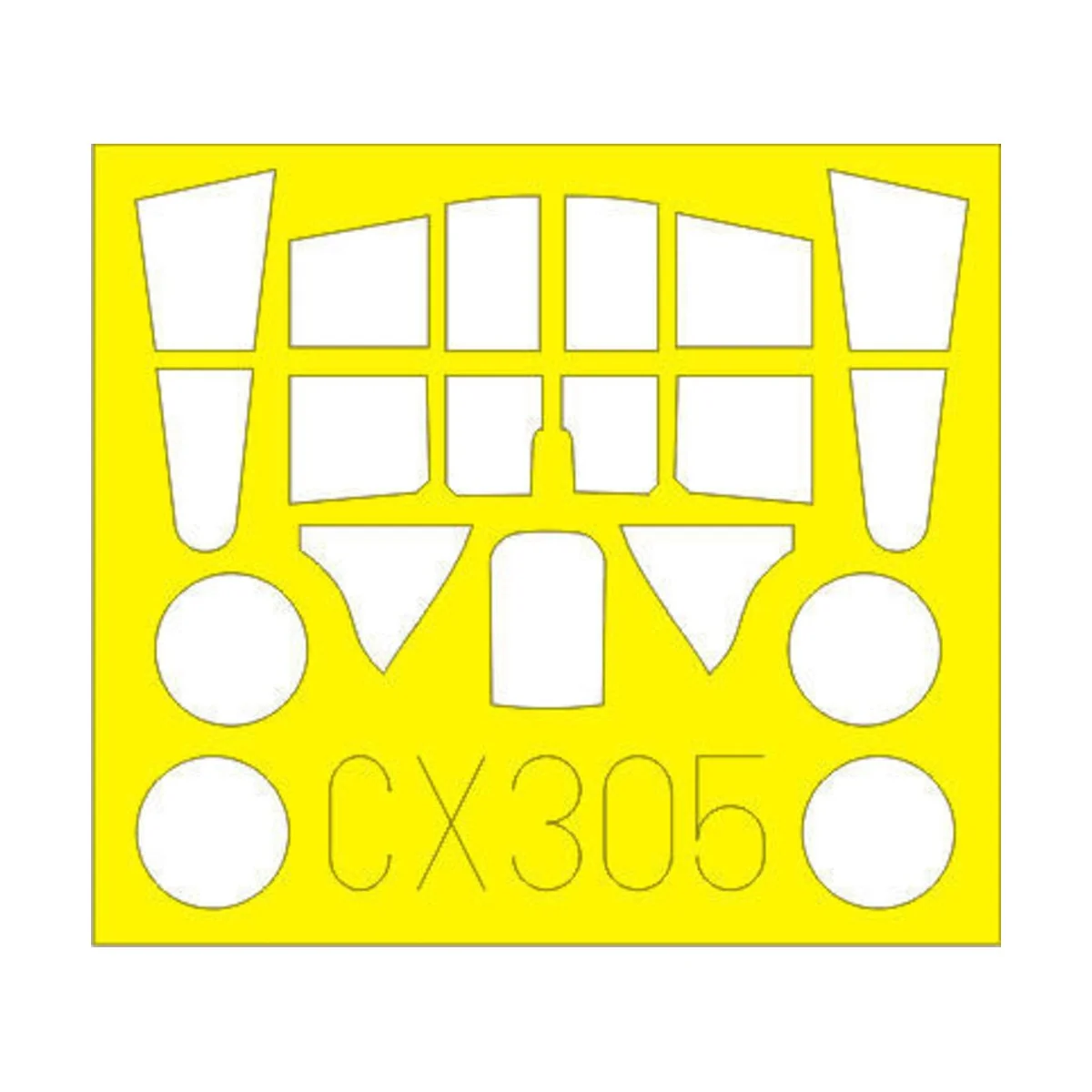 P-40B for Airfix, 1/72 - Eduard Accessories CX305