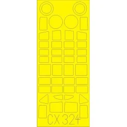 SB2C-4 for Cyber Hobby, 1/72 - Eduard Accessories CX324